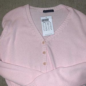 Brandy Melville NWT Pastel Pink Billie Cardigan